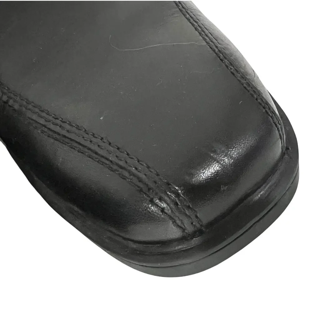 Clarks Tilden Walk Oxford Black Leather Size Mens 9.5M